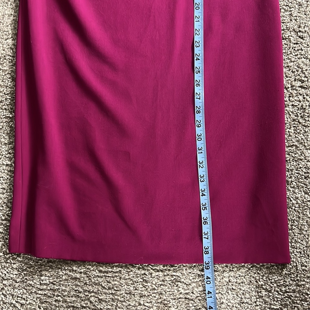 EUC Anne Klein size S magenta cowl neck dress - Picture 8 of 10